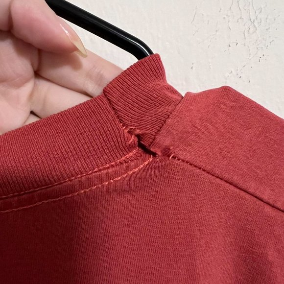 Vintage Feather Print Single Stitch Short Sleeve Tee - Picture 6 of 6